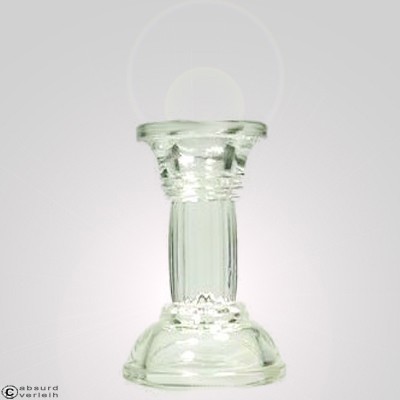Tischkerzenhalter, Glas