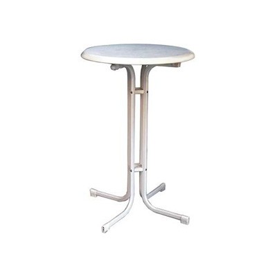 Stehtisch weiß Ø 70 cm