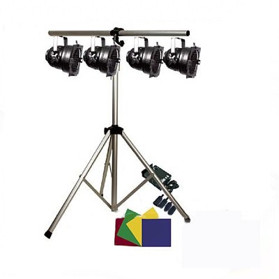 Lichtset mit 4 PAR 300W
