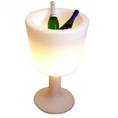 beleuchteter Sekt/ Weinkühler