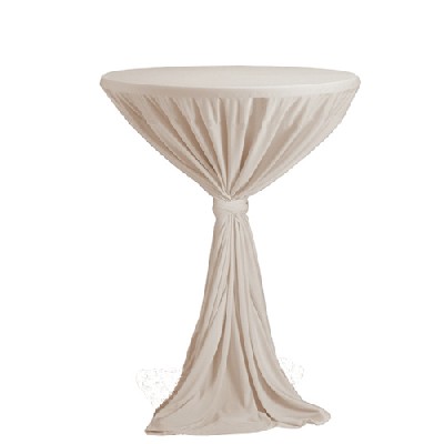 Stehtischüberzug creme