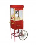 Popcornmaschine auf Rädern
